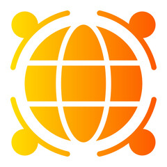 global research gradient icon