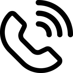 Phone, call linear icon