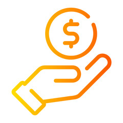 Revenue gradient icon