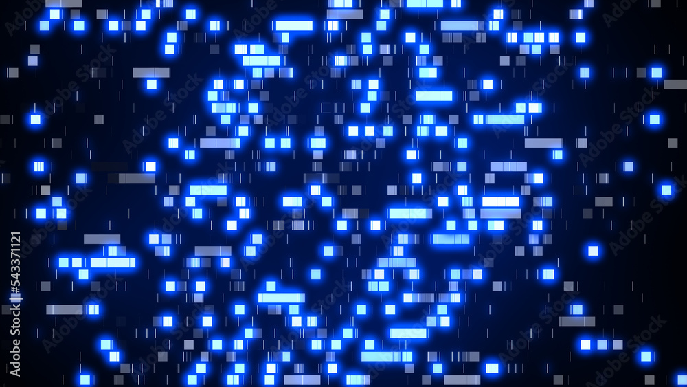 Poster abstract background digital code background loop. data binary code network. 4k loop animation. color