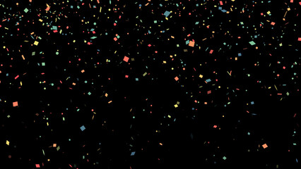 Abstract motion background paper particles drop. Particles. Seamless 4K loop video animation