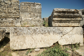 Tomb at Hierapolis Ancient City, Pamukkale, Denizli, Turkiye