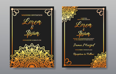 Moslem Wedding Invitation Template