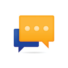 Icon For Conversation and Discussion. Icons for chatting and messaging. Speak and dialogue icon. Can be used for businesses, websites, mobile apps, posters, ads flyers, banners