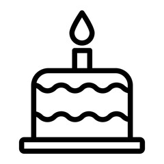 Fototapeta premium illustration of a cake