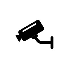 Security Camera Icon Set. Video surveillance vector collection. 
