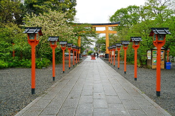 Japanese garden gate