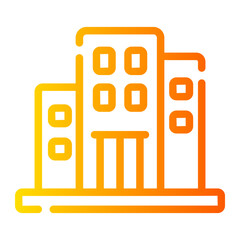 building gradient icon