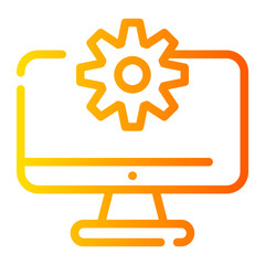 computer gradient icon