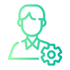 management gradient icon