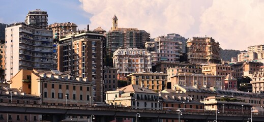 Fototapeta premium Immeubles de Genova. Italie