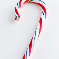 Christmas candy cane sweet isolated on a white background