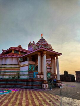 Devgad, Sindhudurg, Maharashtra, India - Sri Kunkeshwar Temple, This temple is dedicated to Lord Shiva  at konkan or Coastal Maharashtra. Near  kunkeshwar Beach.