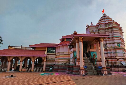 Devgad, Sindhudurg, Maharashtra, India - Sri Kunkeshwar Temple, This temple is dedicated to Lord Shiva  at konkan or Coastal Maharashtra. Near  kunkeshwar Beach.