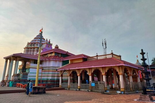 Devgad, Sindhudurg, Maharashtra, India - Sri Kunkeshwar Temple, This temple is dedicated to Lord Shiva  at konkan or Coastal Maharashtra. Near  kunkeshwar Beach.