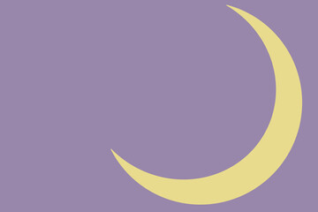 crescent moon illustration