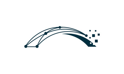 polygonal bridge logo
