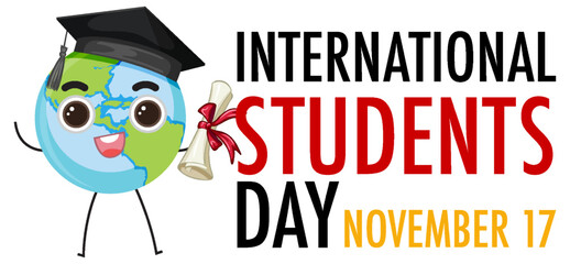 International Student Day Banner Design