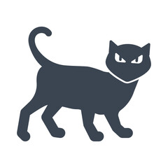 Scary cat icon
