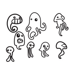 funny octopus cartoon