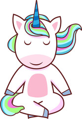 Cute Unicorn Cartoon © abcvector