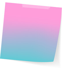 Blank Sticky Note Reminder Paper