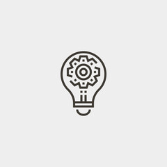 Technology vector icon illustration sign