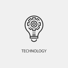 Technology vector icon illustration sign