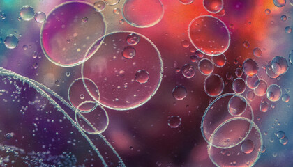 background with bubbles, waterdrops, abstarkcyjne, tło. - obrazy, fototapety, plakaty