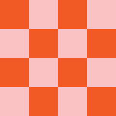 Chess background 
in orange and  pink. Design. Vector in jpg.
High resolution