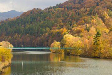 Kolory jesieni nad rzeką