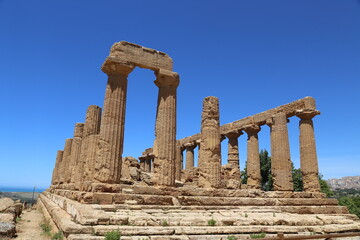 Fototapeta na wymiar Valle dei Templi Agrigento