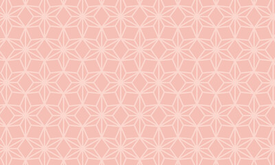 Pink background with geomatric pattern 
