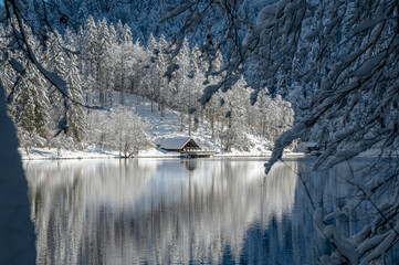 Snow magic on the Fusine lakes and in the forest of Tarvisio