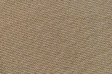 Brown cotton pique fabric texture or background