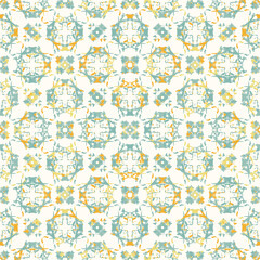Seamless fractal pattern in vector format for printed fabrics or any other purposes. Every object is grouped base on color so the pattern is editable, tileable and easy to use.