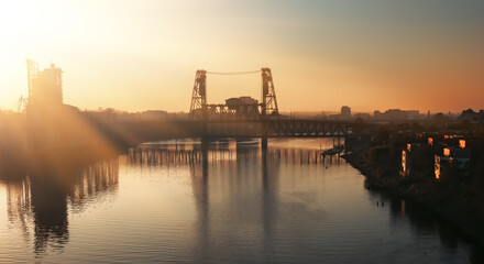 Steel Bridge Portland Oregon USA