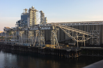  Industrial Cityscape in Portland, West Coast