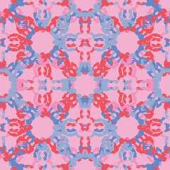 Seamless fractal pattern in vector format for printed fabrics or any other purposes. Every object is grouped base on color so the pattern is editable, tileable and easy to use.