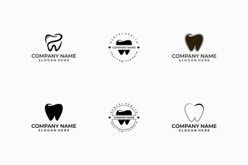 dental logo creative bundle set