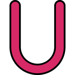 Capital U Icon © Pop Vectors