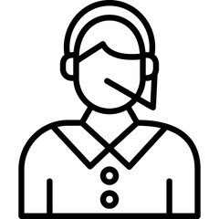 Call Center Agent Icon