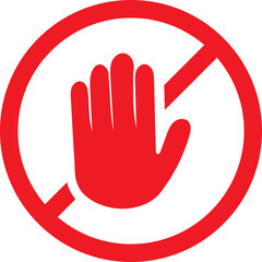 Obraz premium Stop sign, no, danger