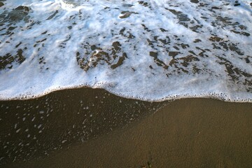 waves on the beach