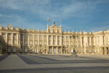 Obraz premium Madrid´s old buildings and park