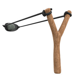 3d rendering illustration of a slingshot
