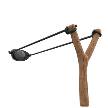 3d rendering illustration of a slingshot