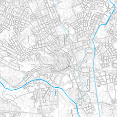Naklejka premium Brno, Czechia high resolution vector map
