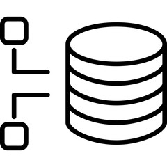 Data Analytics Cylinder Icon