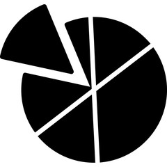 Pie Chart Circular Graphic Icon